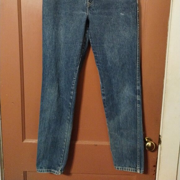 VTG Levi’s Jeans Women JUNIORS 13 STRAIGHT Leg USA 1984 525??? 28X31 WHITE TAB - Picture 2 of 13